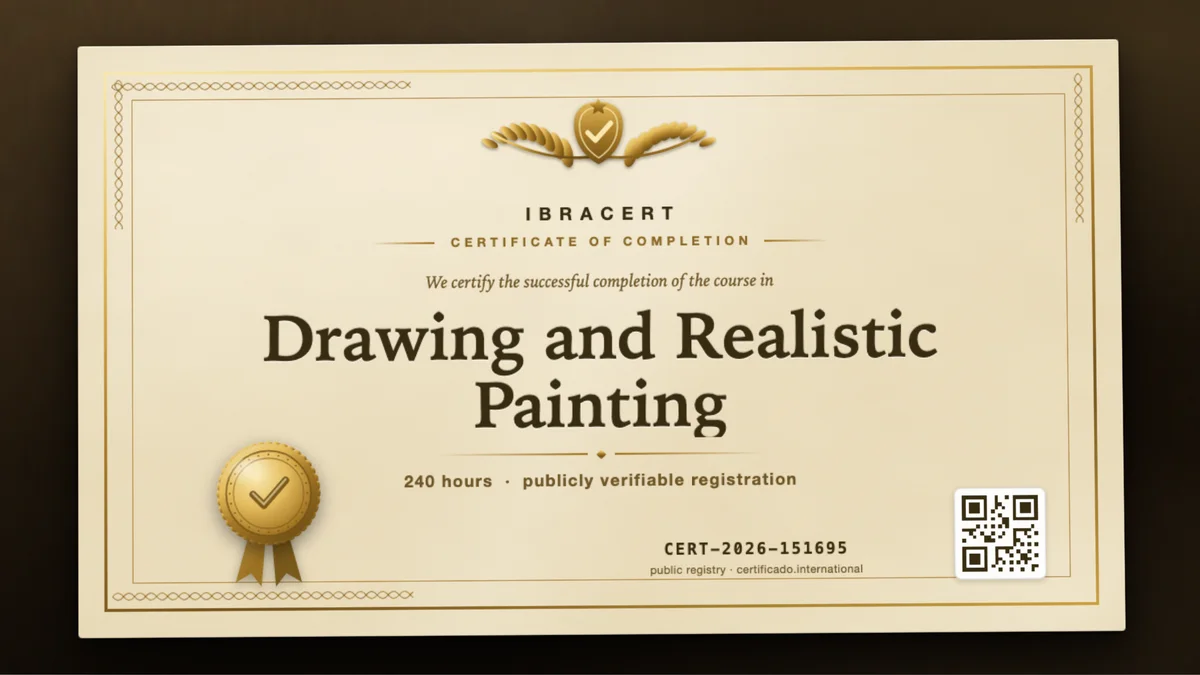 Cover of the Drawing and Realistic Painting course