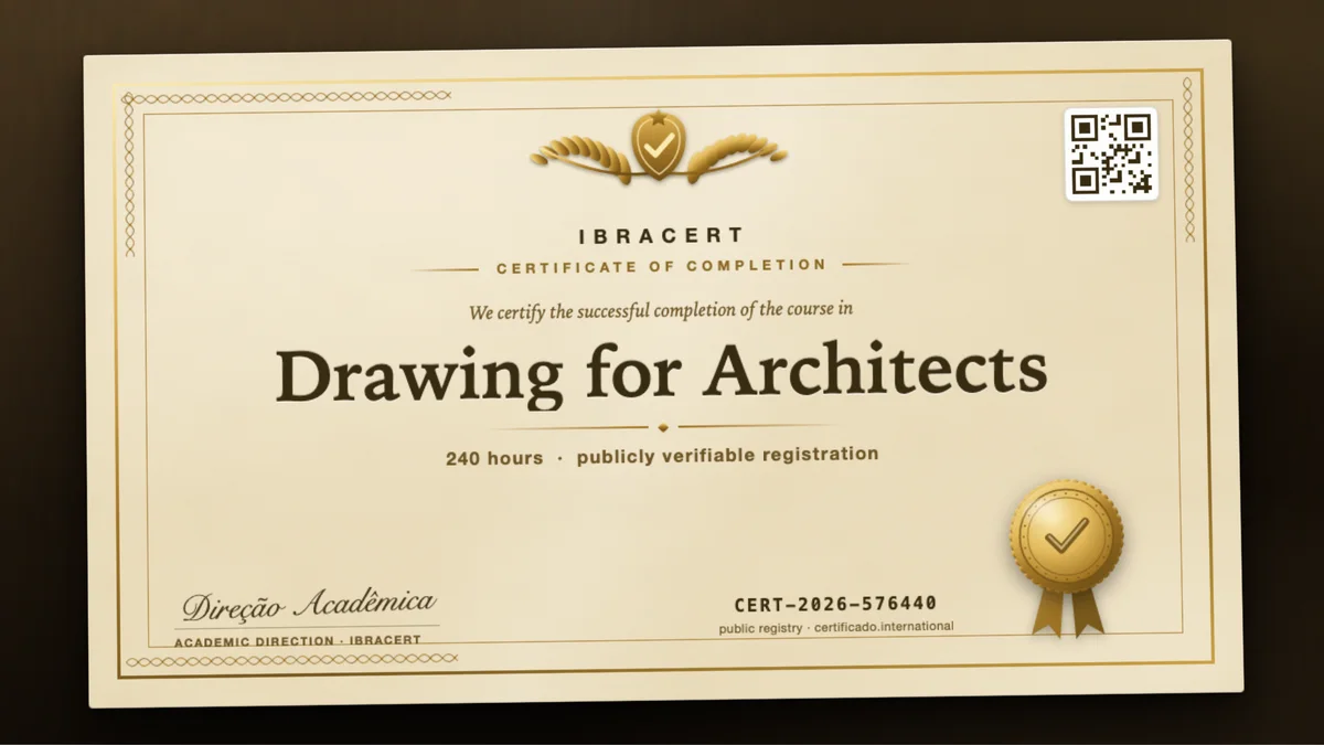 Cover of the Drawing for Architects course