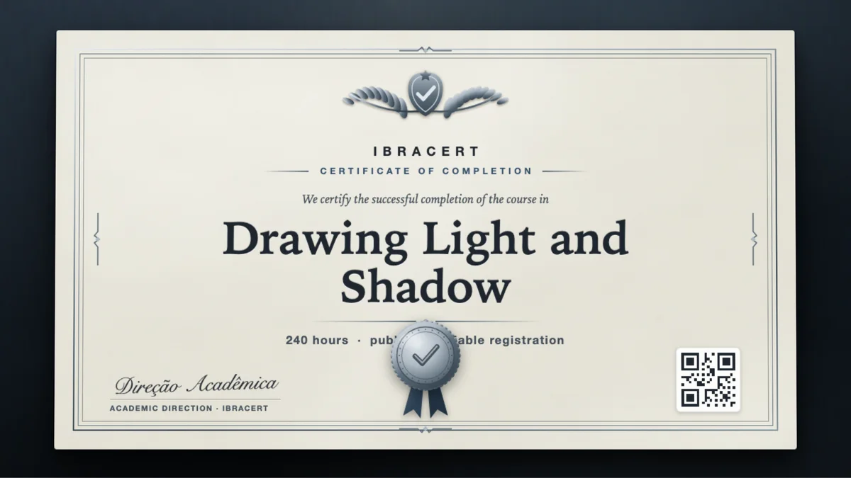 Cover of the Drawing Light and Shadow course