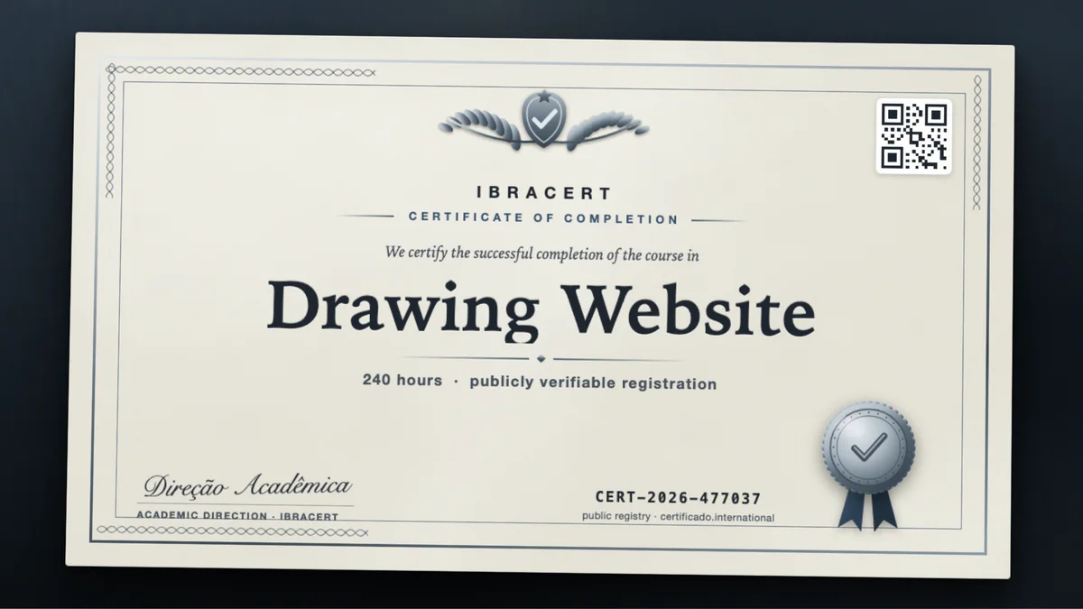 Cover of the Drawing Website course