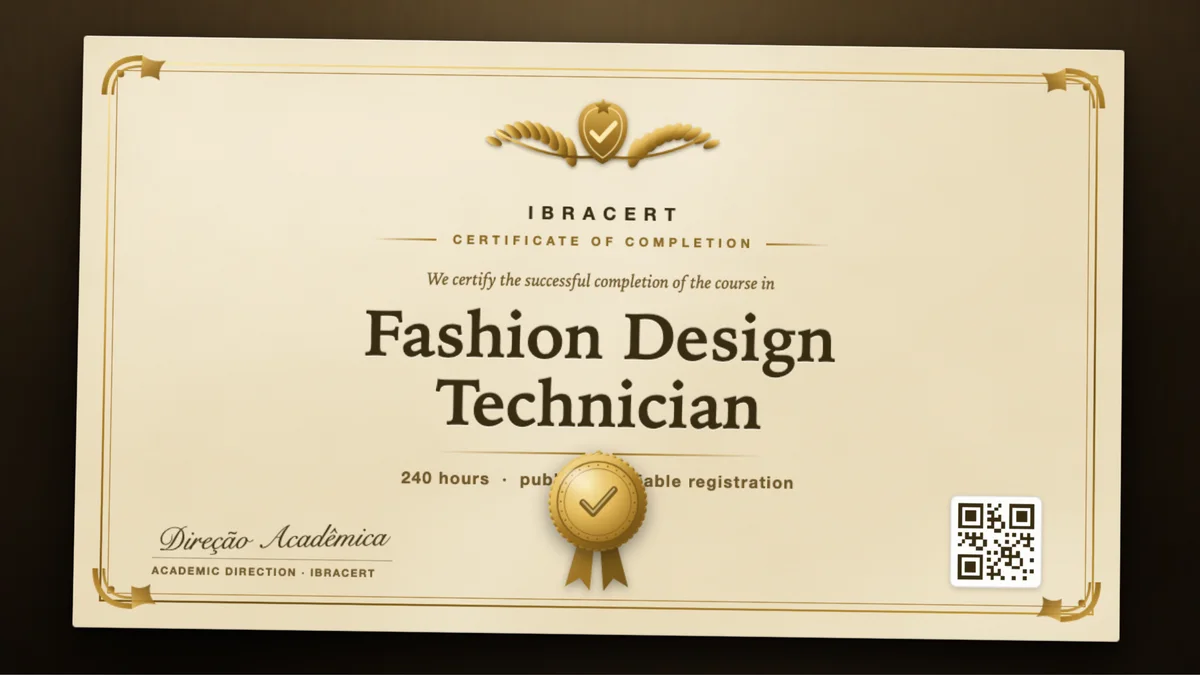 Cover of the Fashion Design Technician course