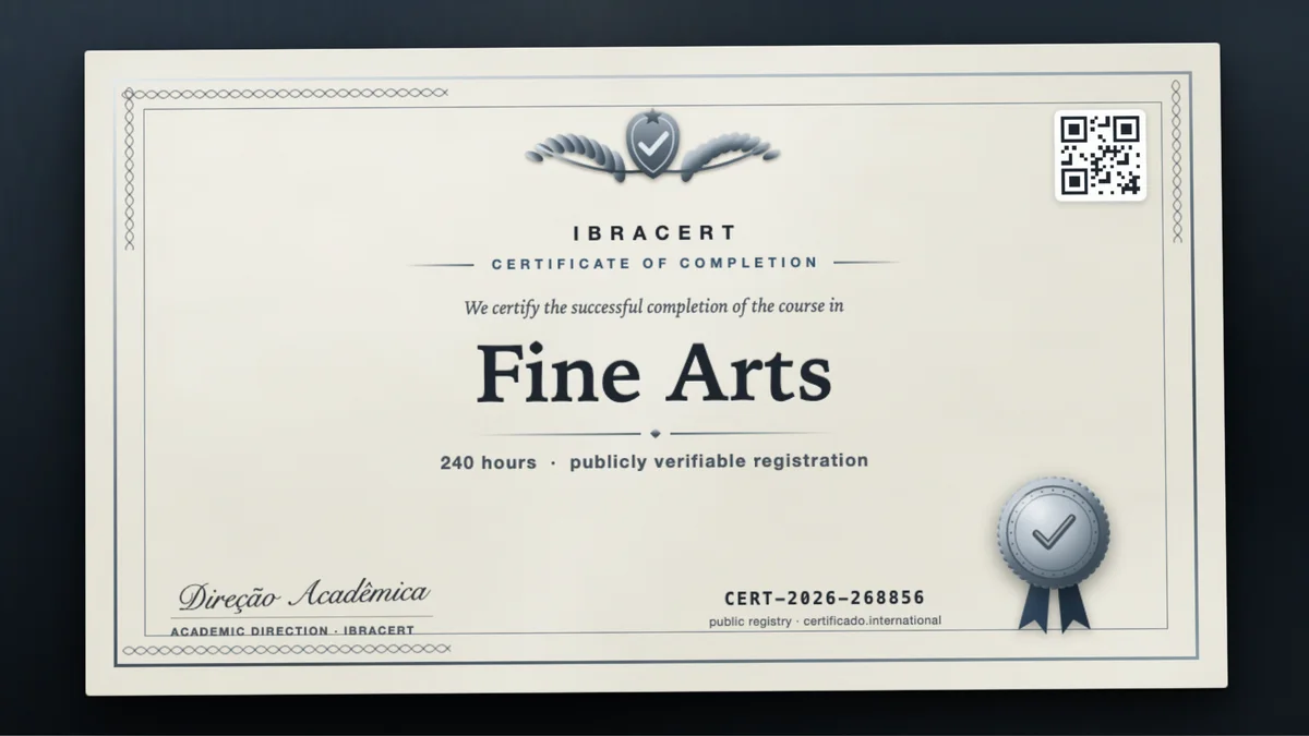Cover of the Fine Arts course