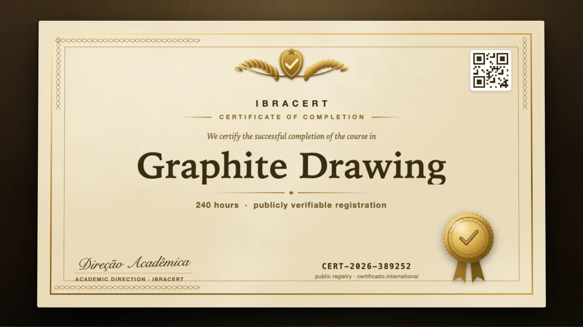 Cover of the Graphite Drawing course