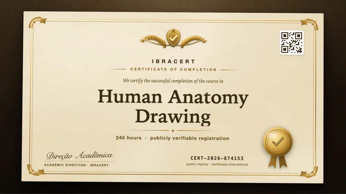 Cover of the Human Anatomy Drawing course