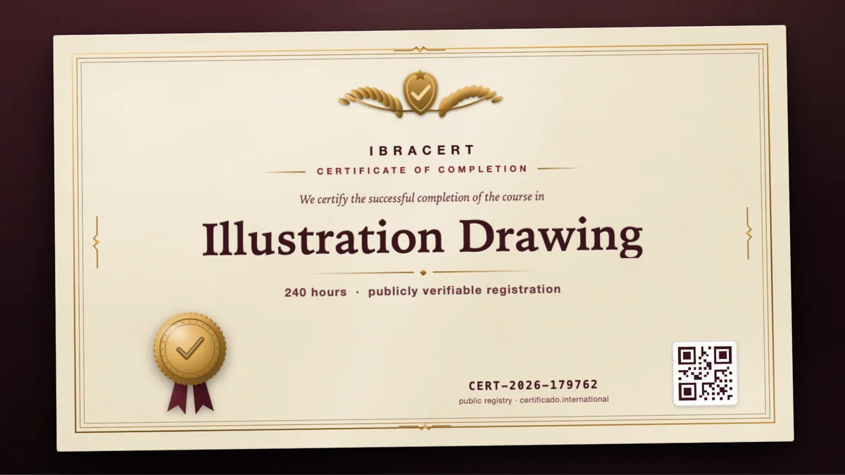 Cover of the Illustration Drawing course