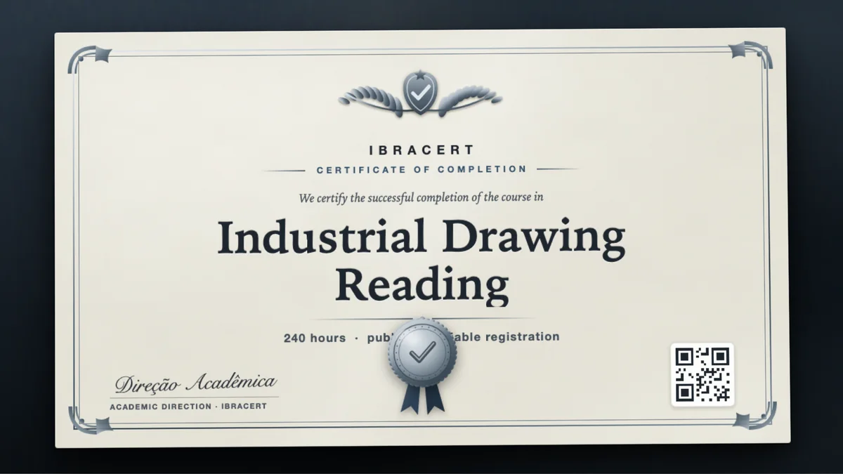 Cover of the Industrial Drawing Reading course