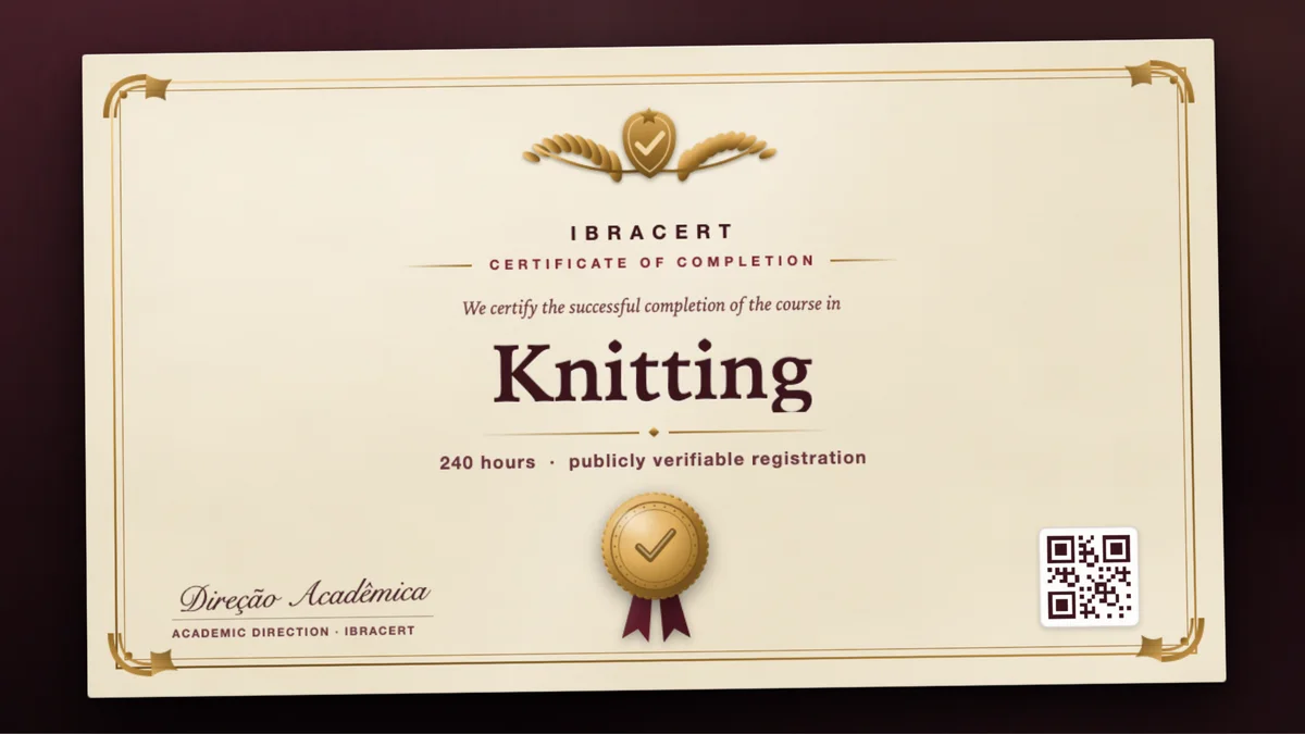 Cover of the Knitting course