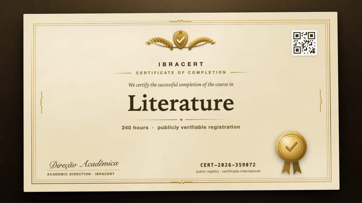 Cover of the Literature course