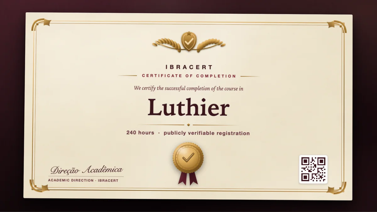 Cover of the Luthier course