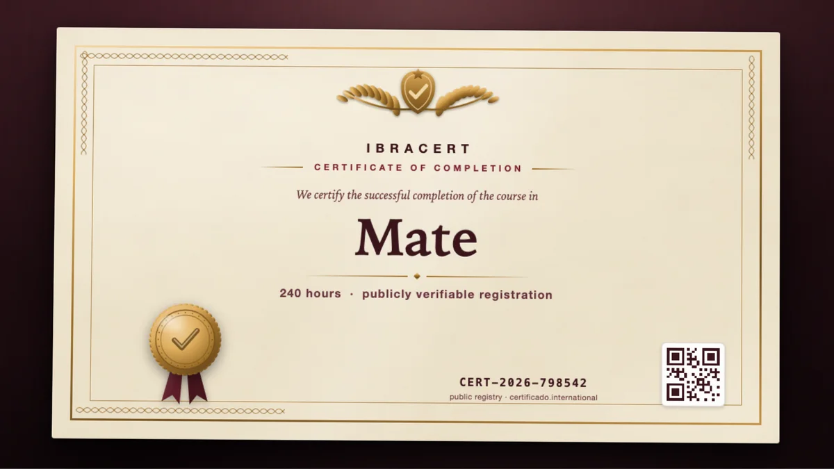 Cover of the Mate course