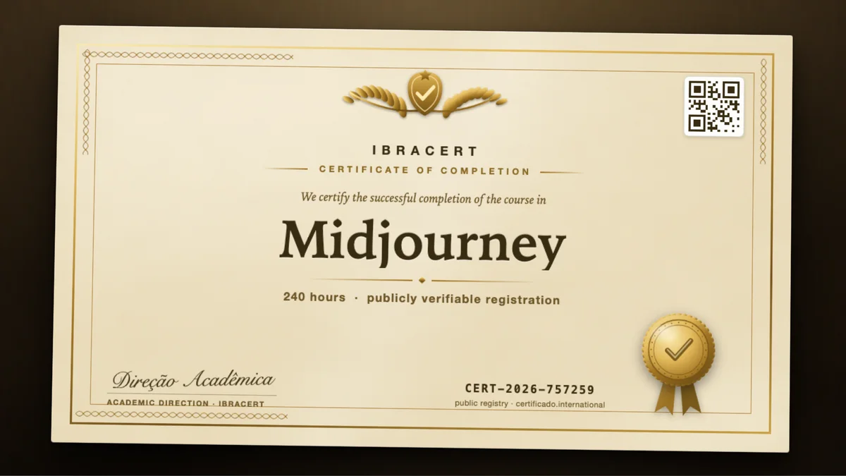 Cover of the Midjourney course
