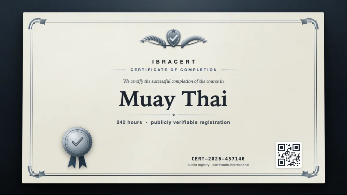 Cover of the Muay Thai course