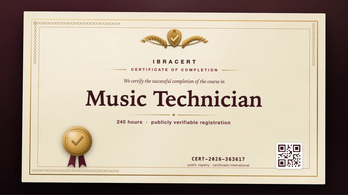 Cover of the Music Technician course
