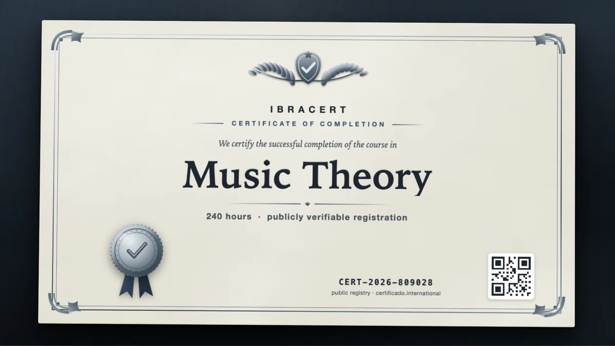 Cover of the Music Theory course