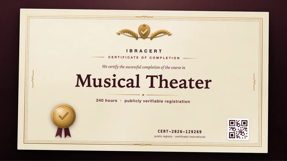 Cover of the Musical Theater course