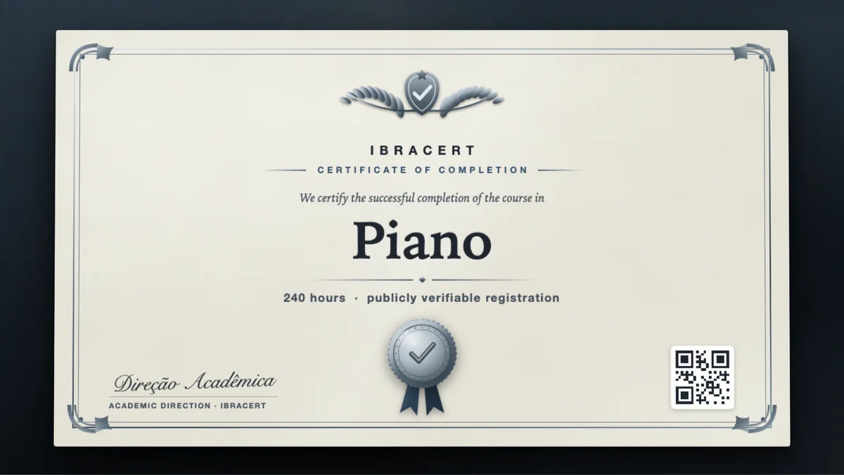 Cover of the Piano course