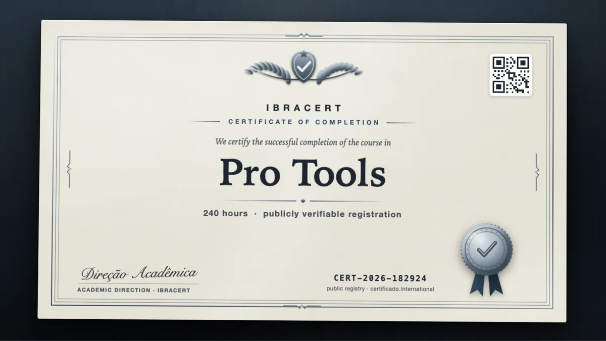 Cover of the Pro Tools course