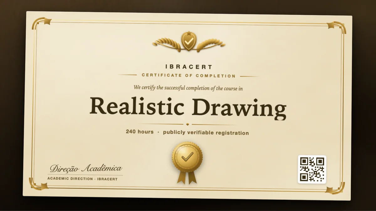 Cover of the Realistic Drawing course