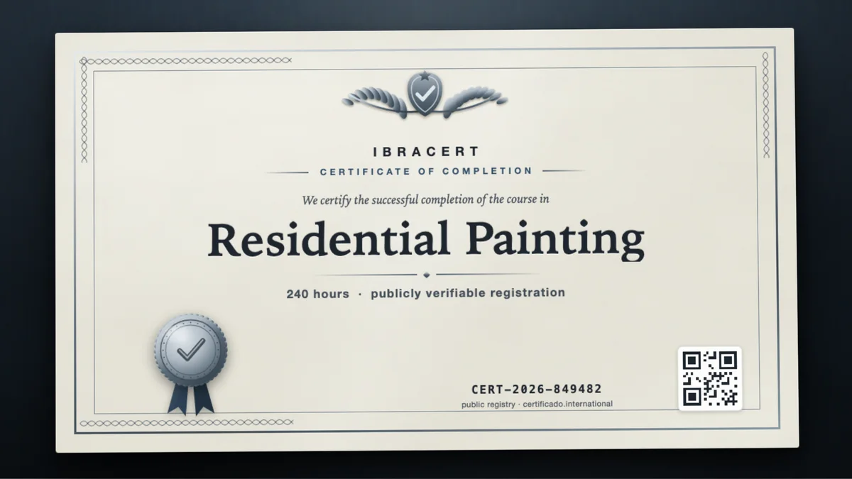 Cover of the Residential Painting course