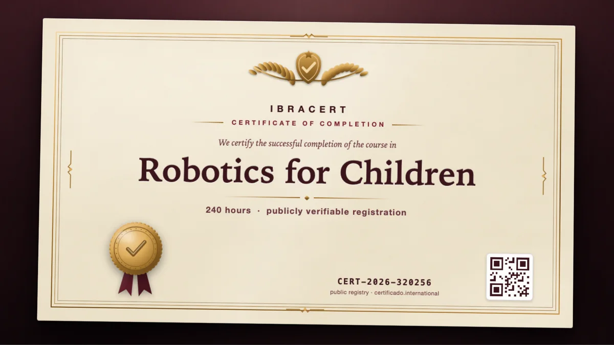 Cover of the Robotics for Children course