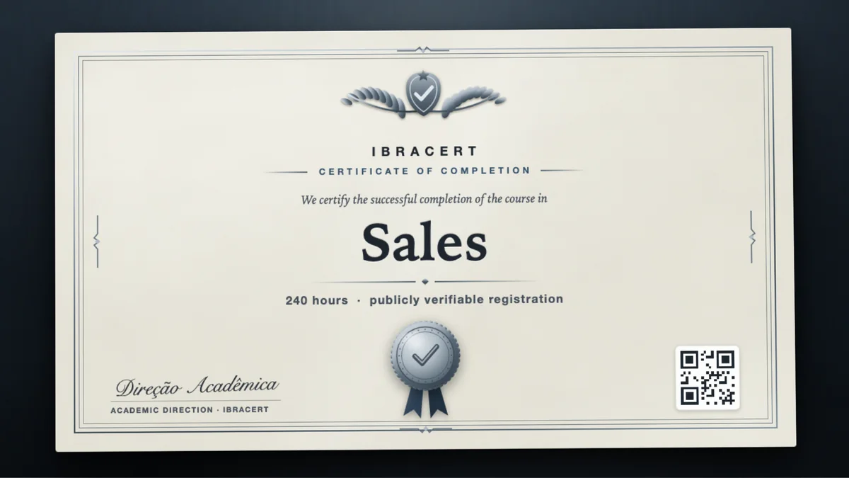 Cover of the Sales course