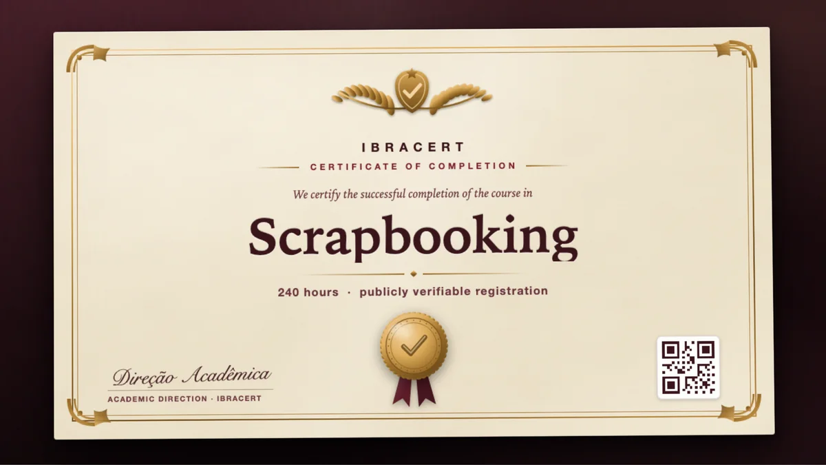 Cover of the Scrapbooking course