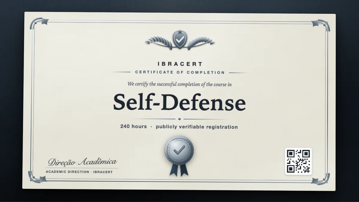Cover of the Self-Defense course