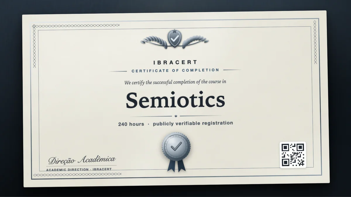 Cover of the Semiotics course