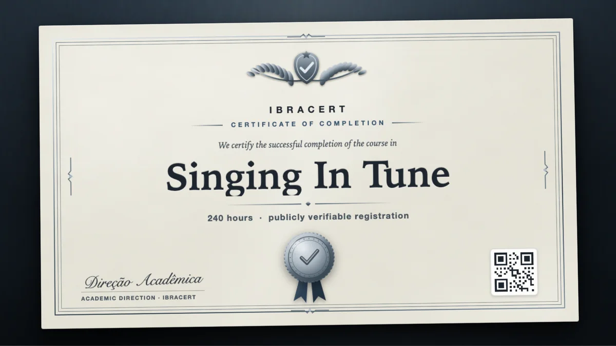 Cover of the Singing In Tune course