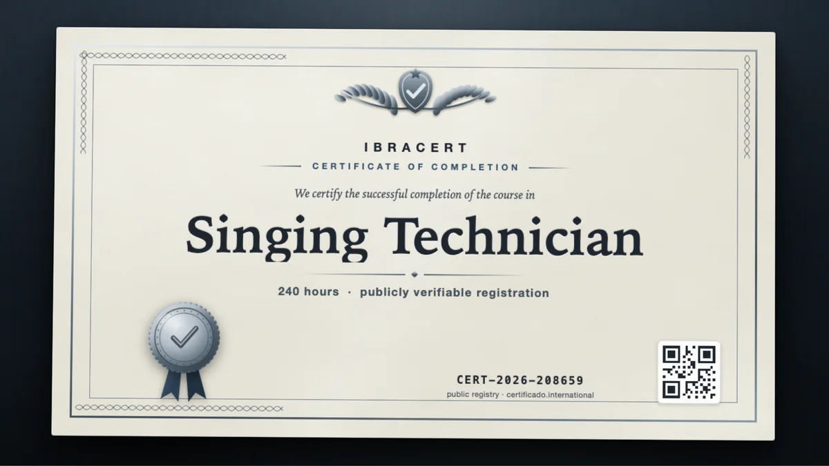 Cover of the Singing Technician course