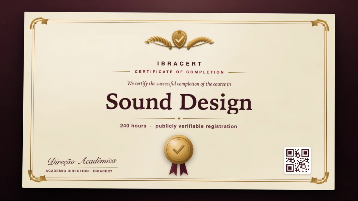 Cover of the Sound Design course