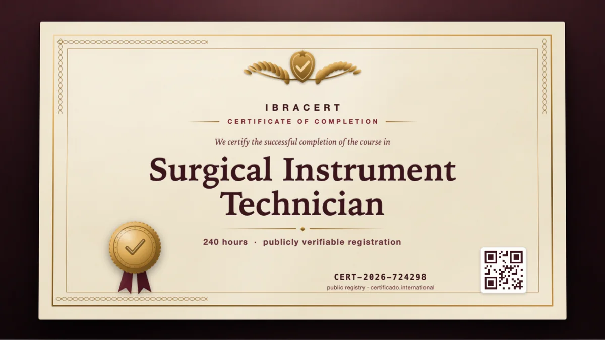 Cover of the Surgical Instrument Technician course