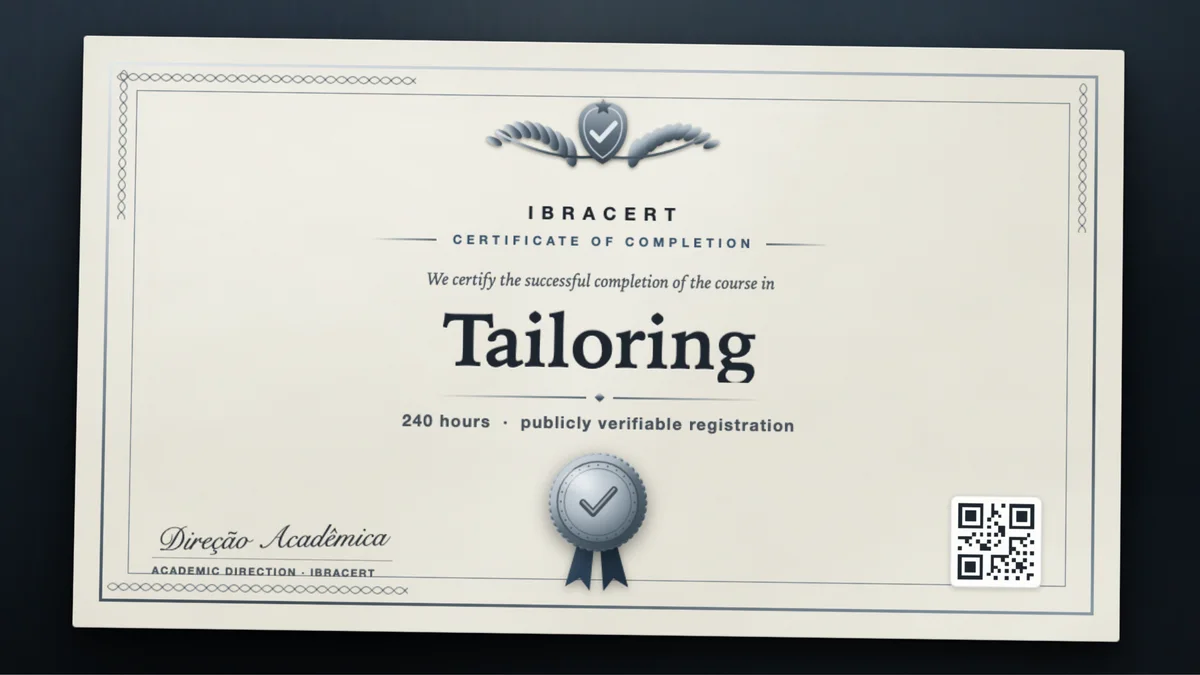 Cover of the Tailoring course