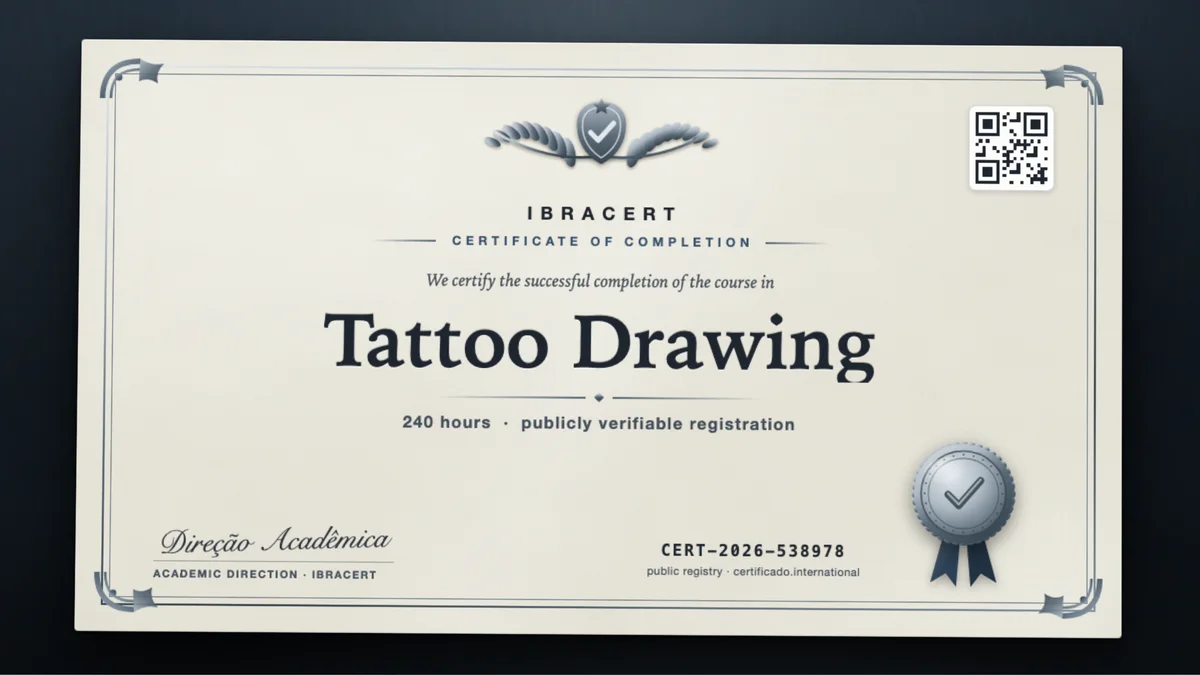 Cover of the Tattoo Drawing course