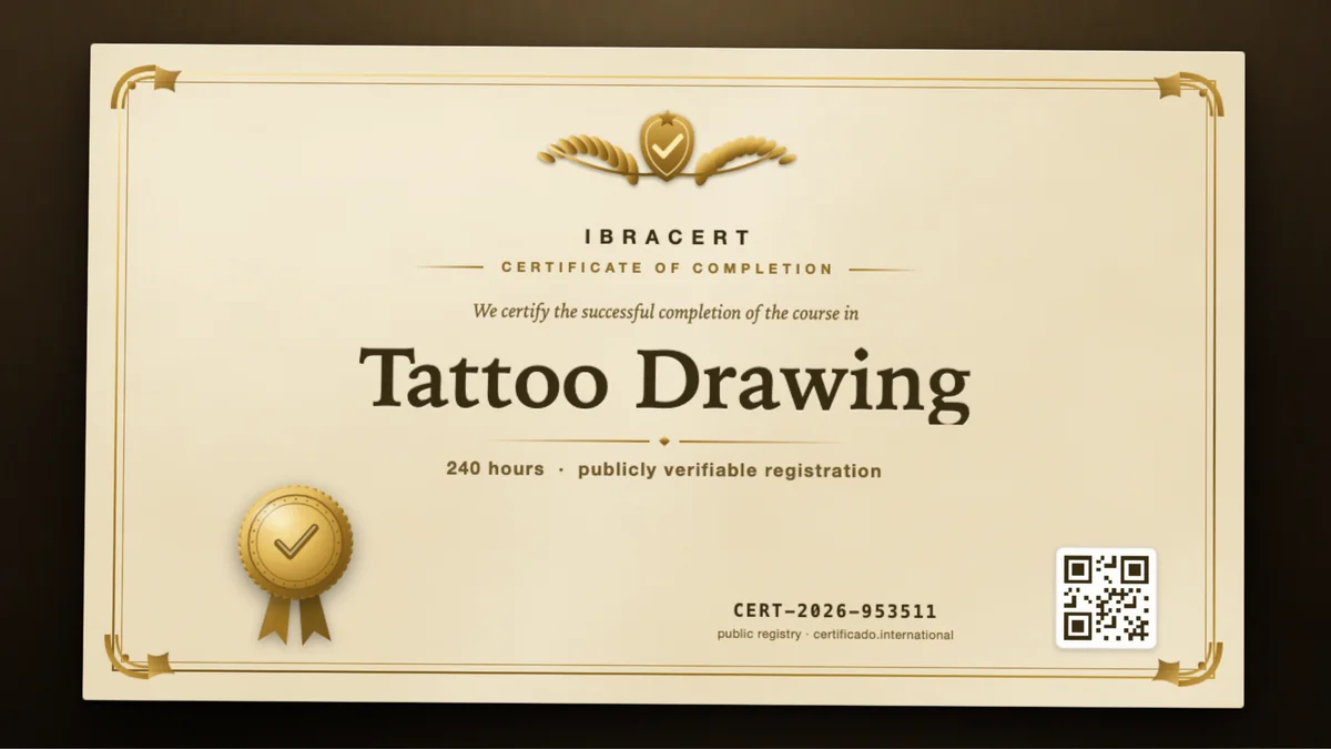 Cover of the Tattoo Drawing course