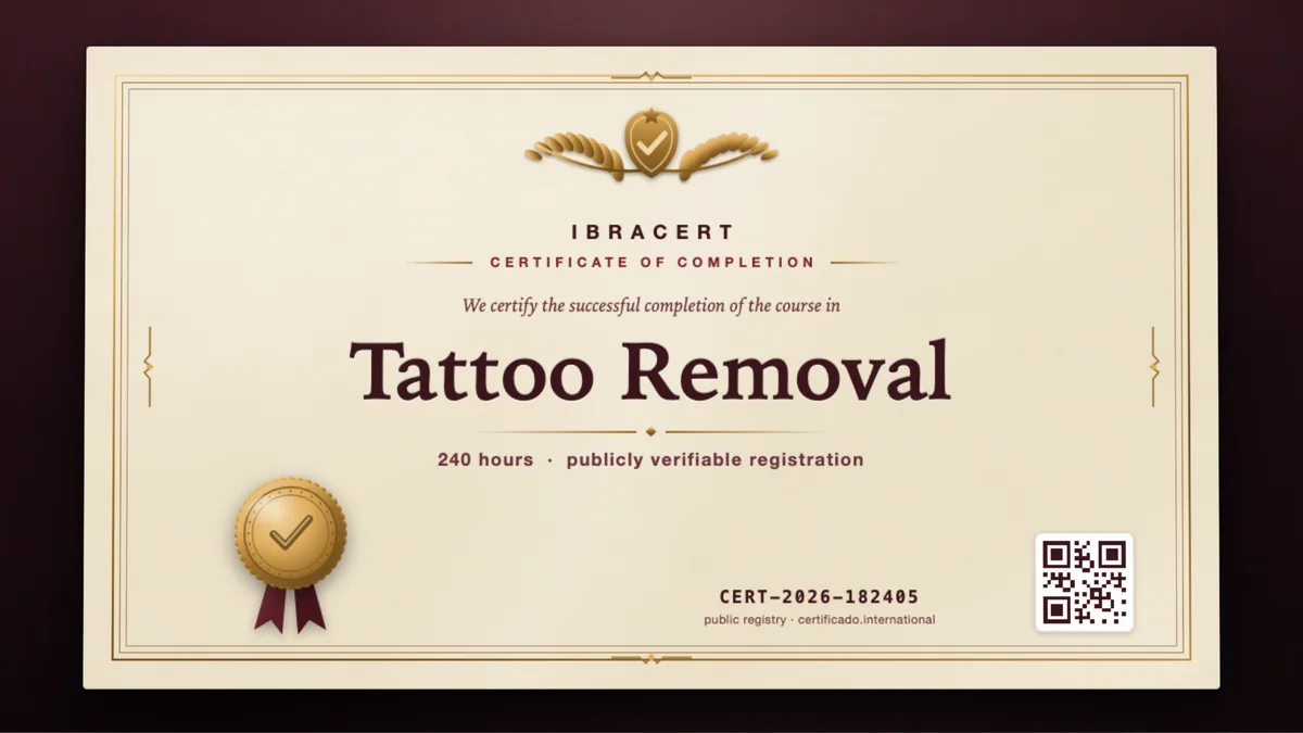 Cover of the Tattoo Removal course