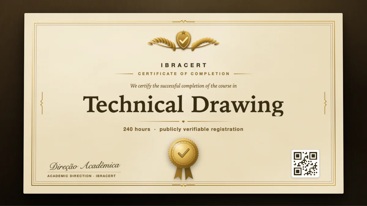 Cover of the Technical Drawing course