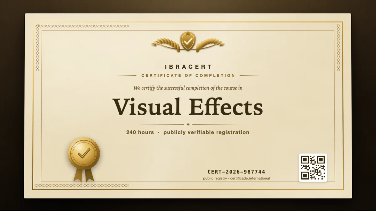 Cover of the Visual Effects course