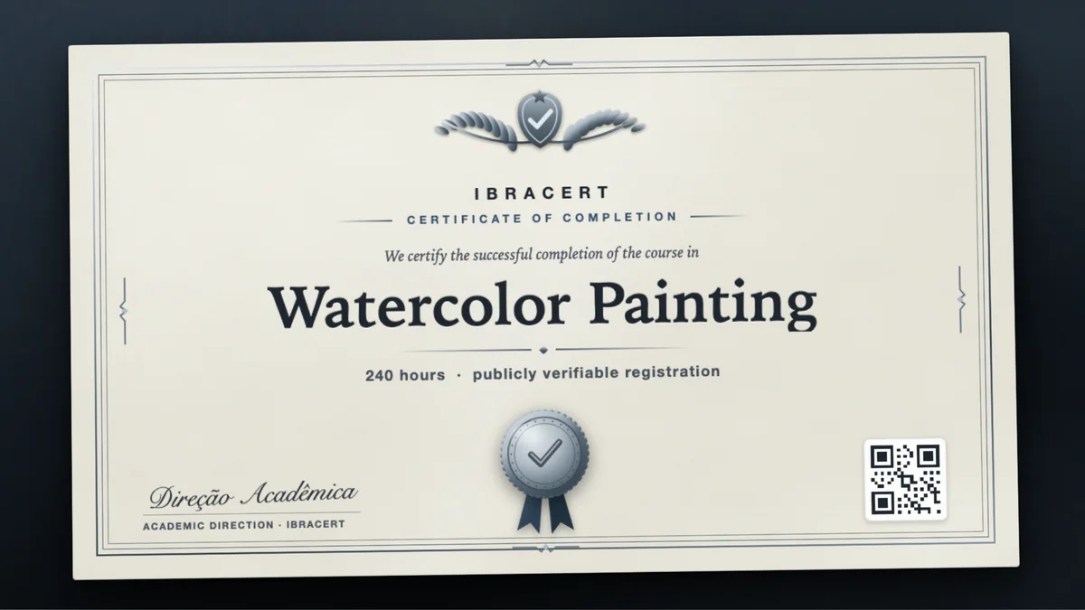 Cover of the Watercolor Painting course