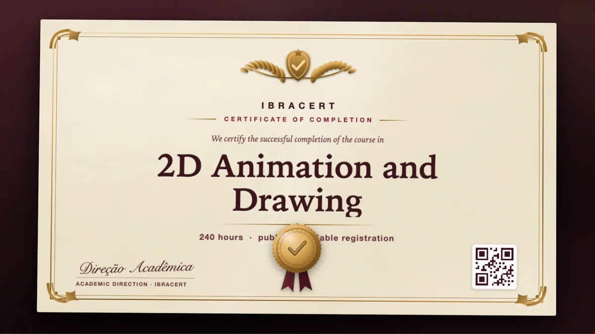 Cover of the 2D Animation and Drawing course