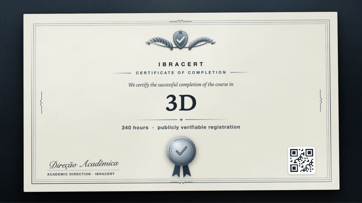 Cover of the 3D course