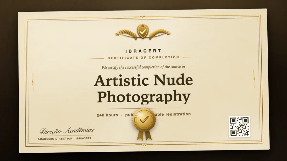Cover of the Artistic Nude Photography course