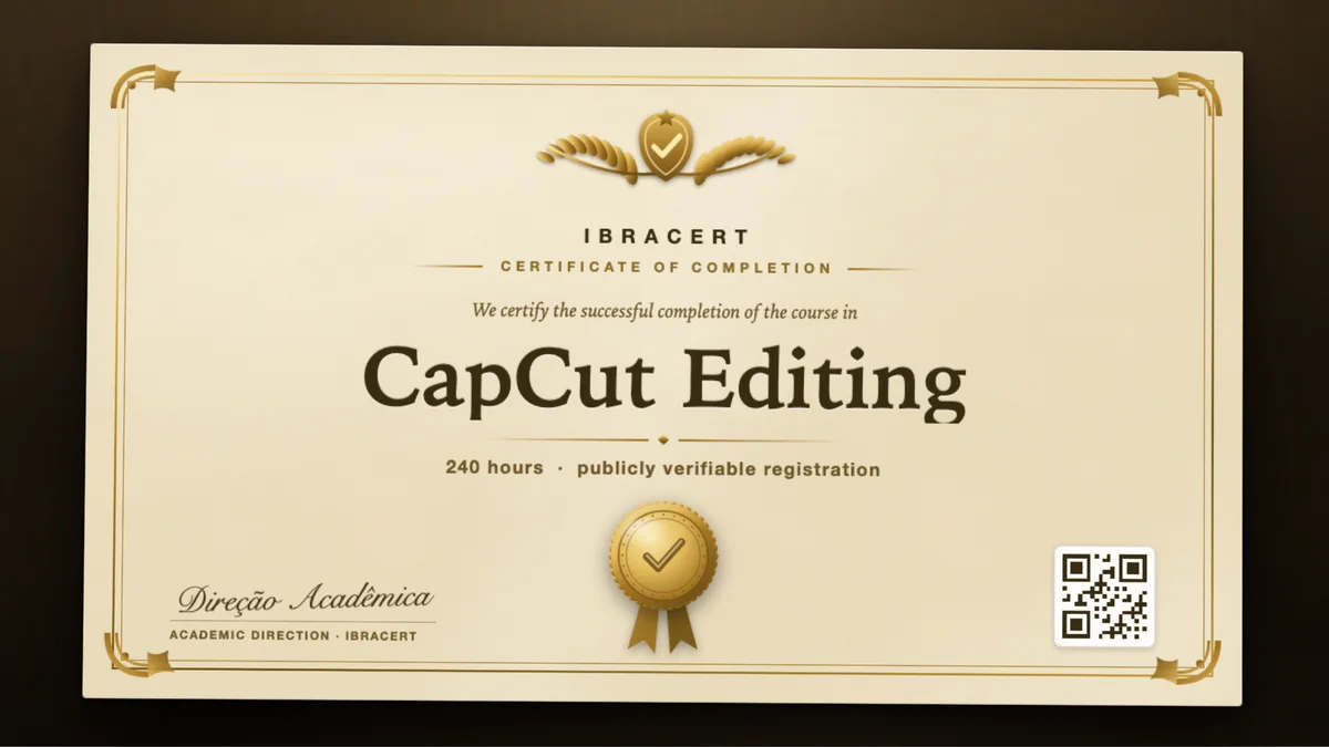 Cover of the CapCut Editing course
