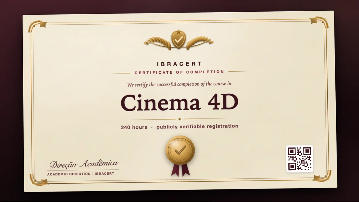 Cover of the Cinema 4D course