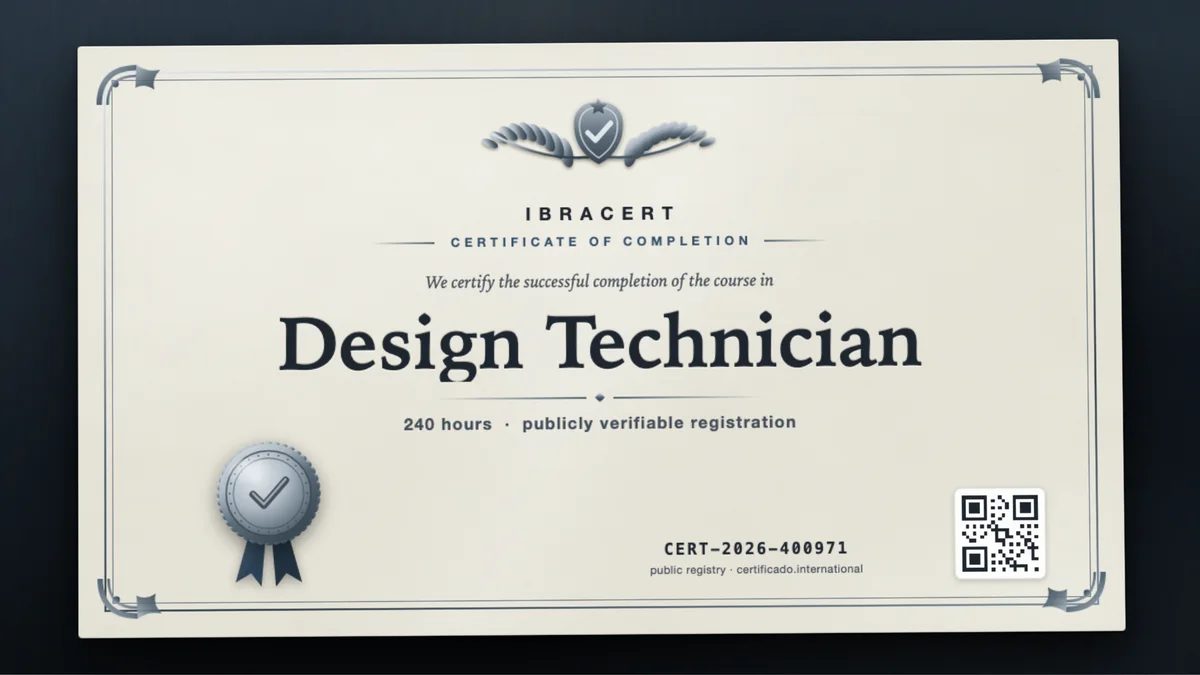 Cover of the Design Technician course