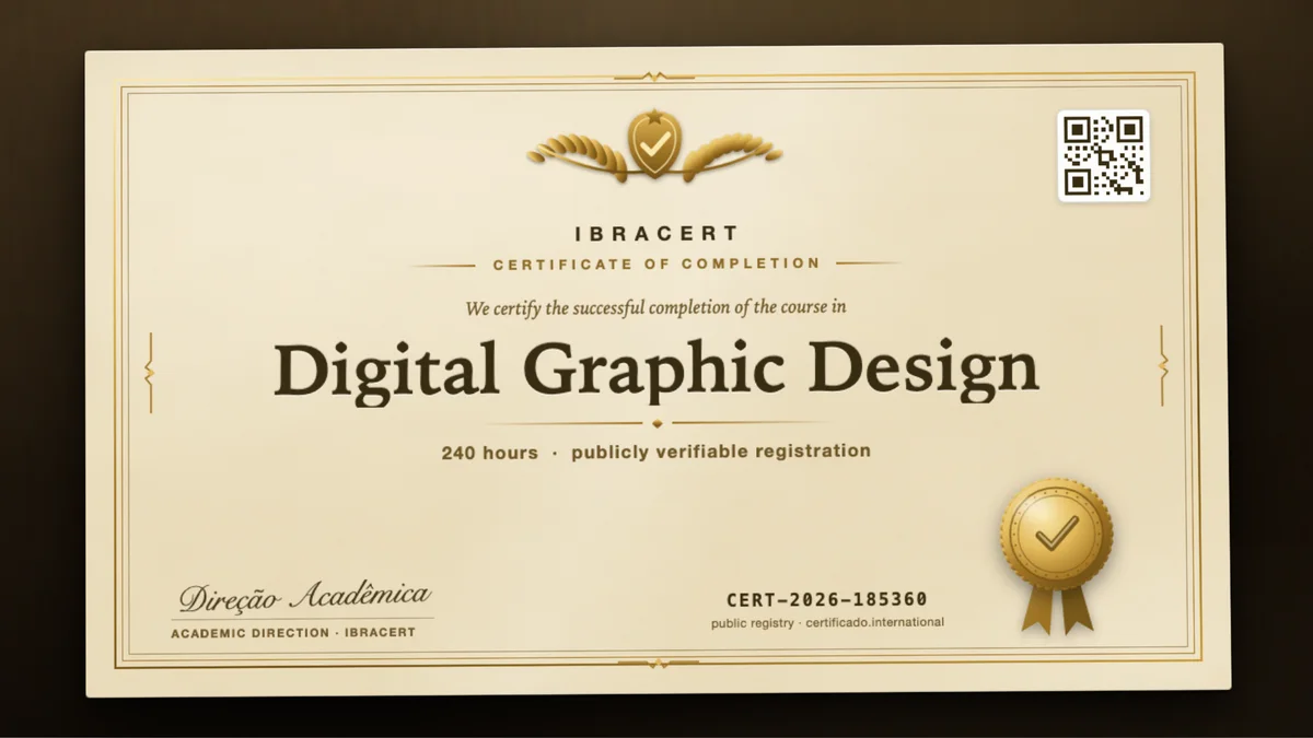 Cover of the Digital Graphic Design course