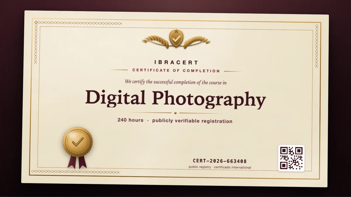Cover of the Digital Photography course