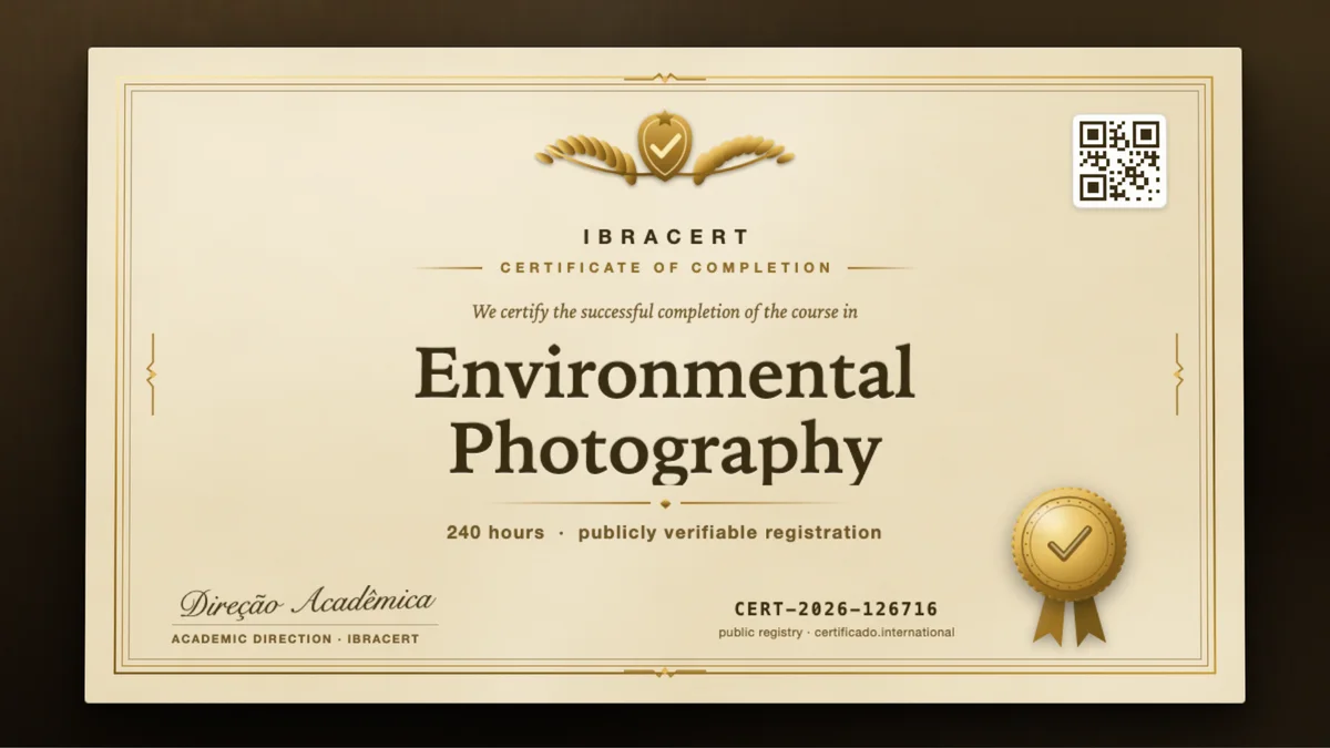 Cover of the Environmental Photography course