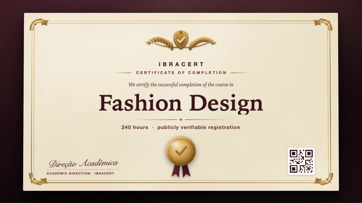 Cover of the Fashion Design course