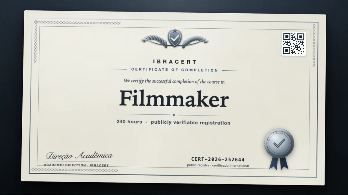 Cover of the Filmmaker course